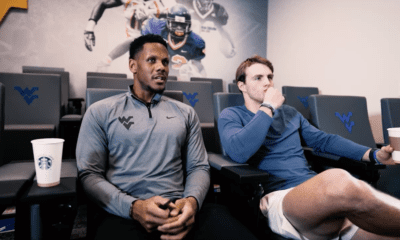 Rasheed Marshall and Garrett Greene watch great Black WVU QBs in honor of Black History Month